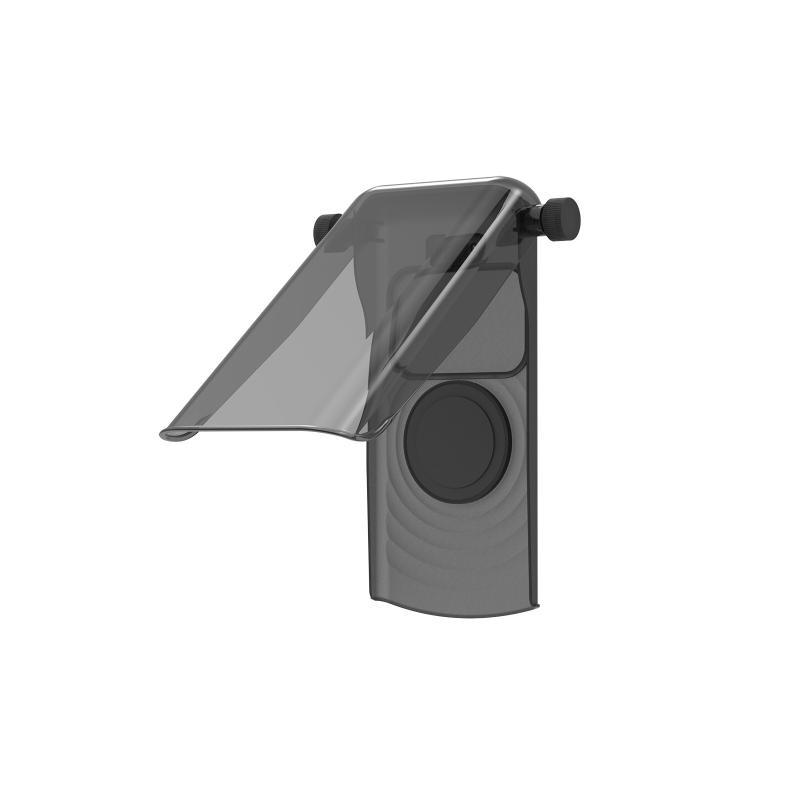 Mobile Phone Rain & Sun Cover Anti-reflective Foldable 360° Rotatable for Outdoor Delivery Rider Phone