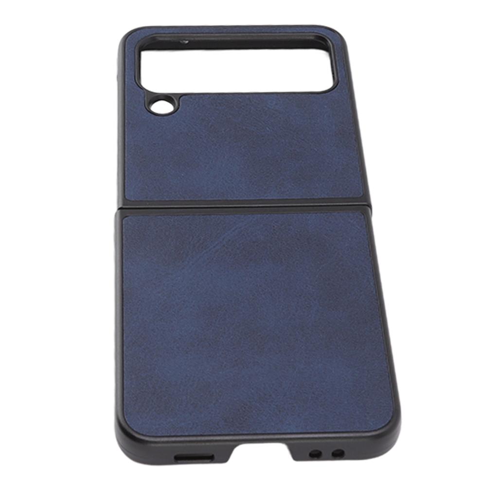 Klapphandy-Hülle Synthetisches Leder Kratzfest Schutzhülle für Samsung Galaxy Z FLIP 4