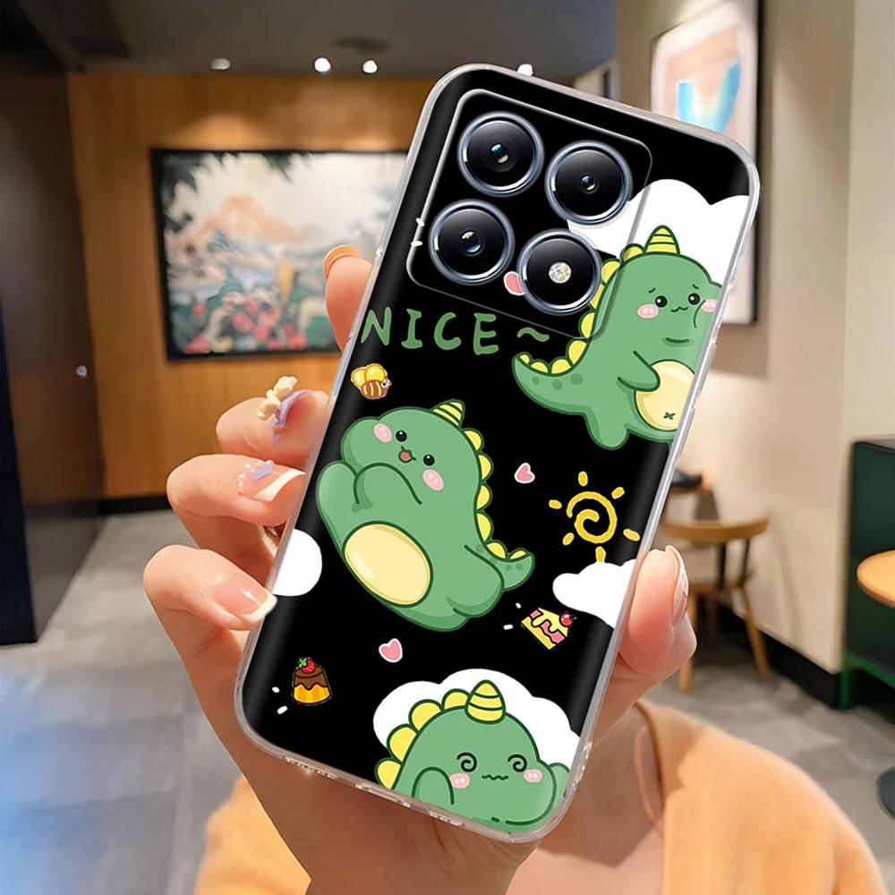 For Xiaomi 14T Case Soft Silicon Transparent Anti Drop Phone Cover For Xiaomi Mi 14t Pro Mi14T Lightweight Back Shell Funda Capa