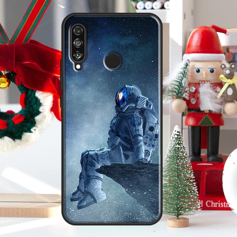 Astronaut Star Space Case For Huawei Honor 50 70 X7 X8 X9 P50 P30 Pro P20 P40 Lite Nova 9 P Smart 2019 Cover