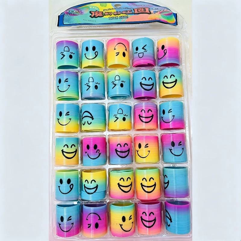 Magic Rainbow Shape Puzzle Toy For Kids With Pvc Spring Circles For Brain Development And Handeye Coordination