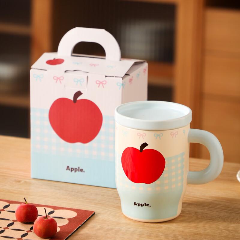 OLOEY Apple Ceramic Mug Gift Box