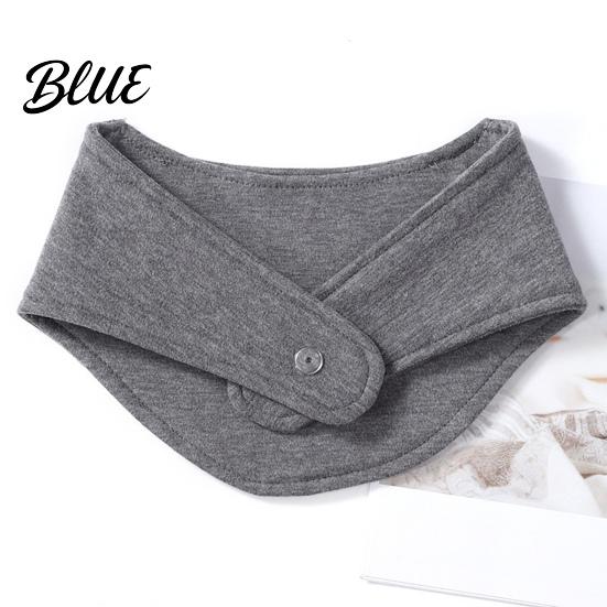 Breathable Thermal Neck Wrap Warmer for Winter Cold Weather Silk Velvet Wrap Fleece Lined Accessories Elderly Gaiter with Hidden Snap Fastening
