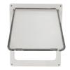 Pet Flap Door Noiseless 2 Way Weather Resistant Interior Exterior Cat Dog Door for Pet Crate