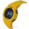 Casio G-Shock G-Squad Digital Smartphone Link Amarelo Resina Biológica Quartzo GBD-300-9 200M Relógio Masculino