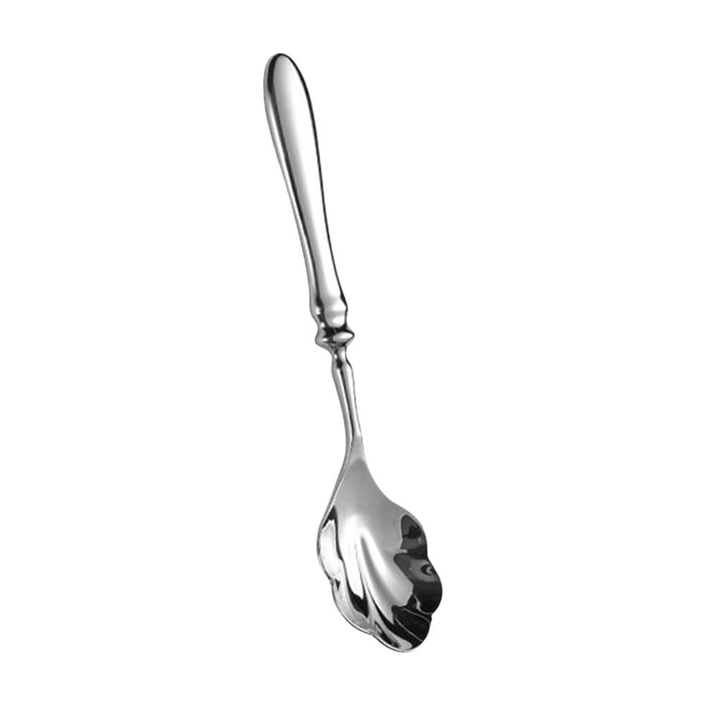 

Mirror Polish Gourd handle Spoon Shell Shape Cutlery Set Luxury Dining Tableware Home Kitchen 4