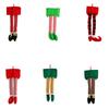 Fashion Elf Legs Hanging Decors For Christmas Tree Car Mirror Gift Wrapping Home Office Festival Decoration