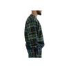 Vans Plaid Letter Embroidered Crew Neck Pullover Sweatshirt Men sweatshirt Green Black VN0007W3BVM