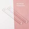 2Pcs Acrylic 2/3/4/5/6mm Rolling Strip Pin Rail Set Rolling Pin Guides Measuring Dough Strips Leveling for Pastry Baking Cookies