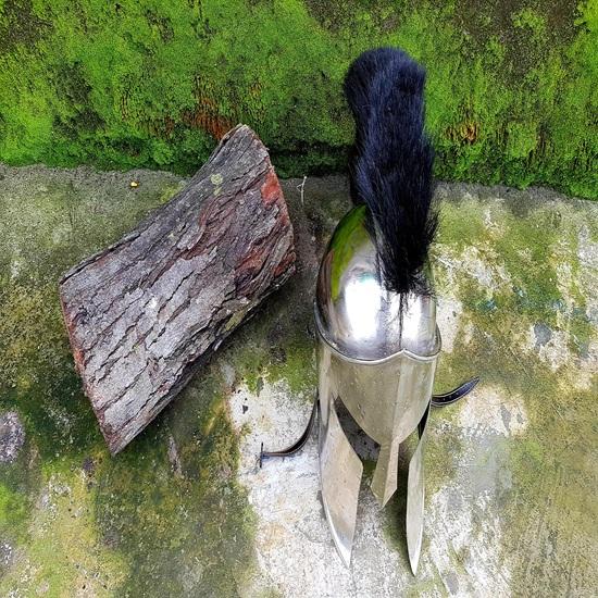 Silver Finish Spartan Helmet King Leonidas 300 Movie Great Spartan Warrior Helmet Gift