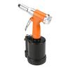 Industrial Air Pneumatic Blind Rivet Gun Riveter Kit Set 3.2 6.4mm Orange  Black