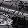 Cotton bedding 200x220 satin 100% COTTON black white ginkgo leaves