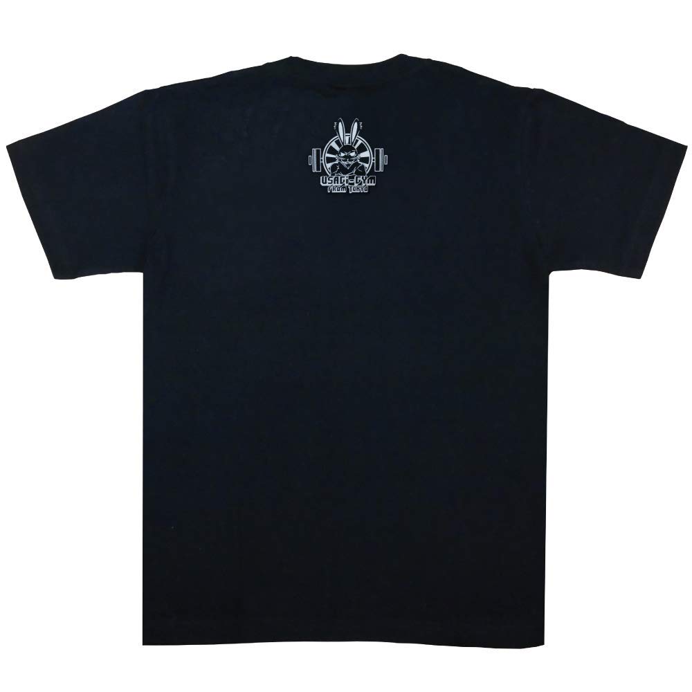 

Оригинальный дизайн USAGi GYm Японская тренировочная футболка, Принт, (XXXL) чёрный