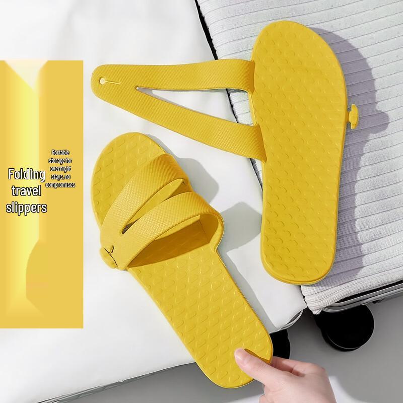 XGGC Travel Foldable Non-Slip Slippers L