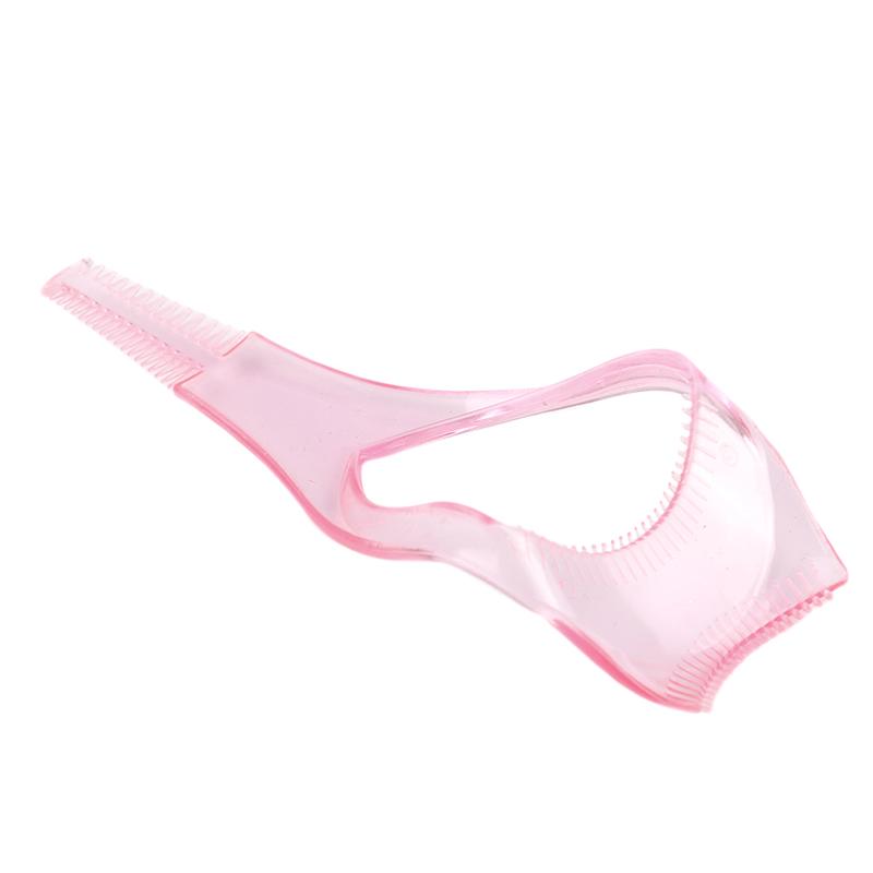 3 w 1 makijaż tusz do rzęs osłona tarczy lokówka aplikator grzebień przewodnik karta makijaż uroda narzędzie kosmetyczne narzędzia do rzęs