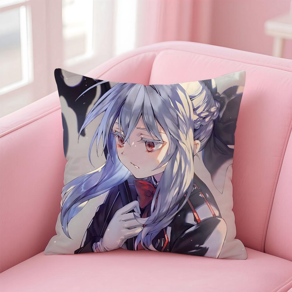 S-Seraph Of The Ends Cushion Cover Comfortable Reversible Pillow Cover Ideal For Car Sofa Bedroom & Beyond