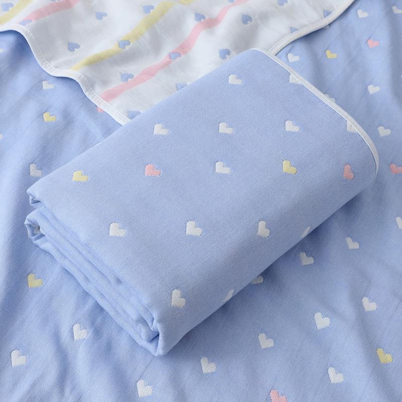 Newborn Jacquard Six-Layer Gauze Bath Towel and Summer Blanket for Babies and Toddlers.