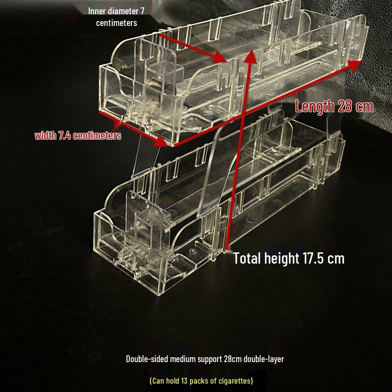 Automatic Pop-Up Cigarette Ejector Display Rack for Supermarket and Specialty Stores