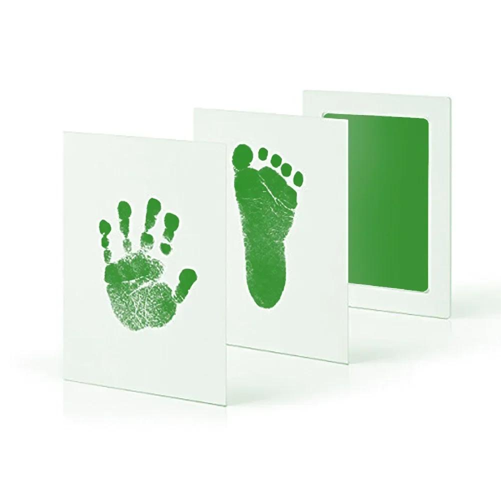 Newborn Baby Hand Foot Print DIY Photo Frame With Mold Clay Imprint Kit Non-toxic Baby Souvenirs Milestone Decor Gifts