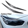 Glossy Black Stickers Car Front Headlight Eyebrow Eyelid Cover For BMW 1 Series F20 F21 118i 120i 2015 2016 2017 2018 2019