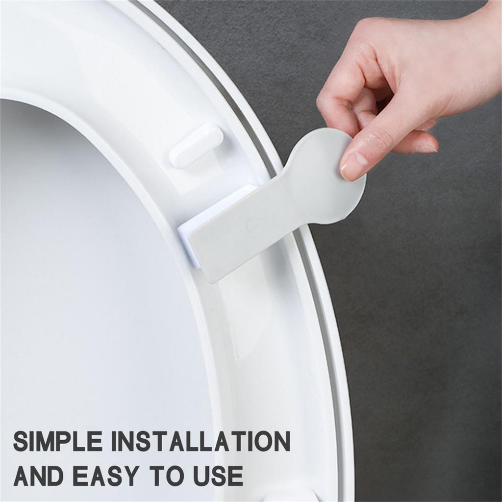 No Touch Toilet Seat Handle Hygienic Lift Tool for Bathroom Sanitary Use with Ergonomic Grip and Durable Material Design