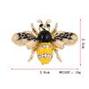 Simple Enamel Bee Brooch Pin Women's Korean Luxury Atmospheric Coat Coat Fashion Cardigan Accessories