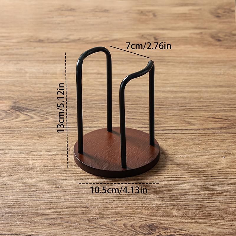 Wooden Paper Cup Holder For Disposable Cups Desktop Coffee Table Storage Shelf Tea Mug Organizer Kitchen Office Accessory