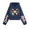 Kids Casual Fashion American Flag Printed Long Sleeve Hooded Sweatshirt
