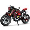 Şehir Retro Teknik Moto Araba Yapı Blokları Yarış Motosikleti Araç Tuğlaları Çocuklar İçin Oyuncaklar Hediyeler