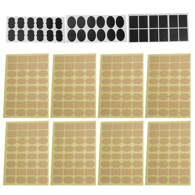 292Pcs Set Adhesive Sticker Marking Tag for Wine Glasses Coffee Tea Boxes Jars Flower Pots Baskets