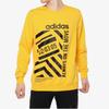 Adidas Sweatshirts Men's Yellow Crew Neck Moderate Other DW8183-