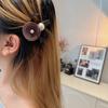 Korean New Arrival: Luxurious Pearl Hairpin with Flower Edge for Women, High Quality