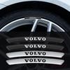 4pc Aluminum Car Wheel Rims Racing Stickers Badges Car Accessories For Volvo XC90 V90 V60 XC60 V40 S80 S60 S90 C40 XC40 V70 XC70
