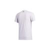 adidas T Shirts Men's Purple Crew Neck Moderate Straight Fit FT2827