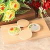 Foldable Wood Makeup Mirror Rotatable Small Mirror Portable Pocket Mirror  Outdoor