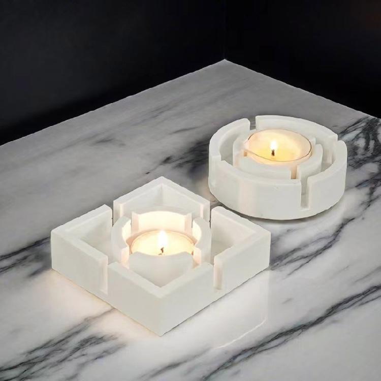 Home Decors Candlestick Epoxy Moulds Resin Art Candlestick Silicone Mould Candle Hodler Mold for Party Decorations