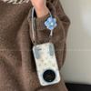 Applicable To Huawei Mate80promax Mobile Phone Case High-end Light Luxury HUAWEImate80 Small Clear Fresh Blue Daisy