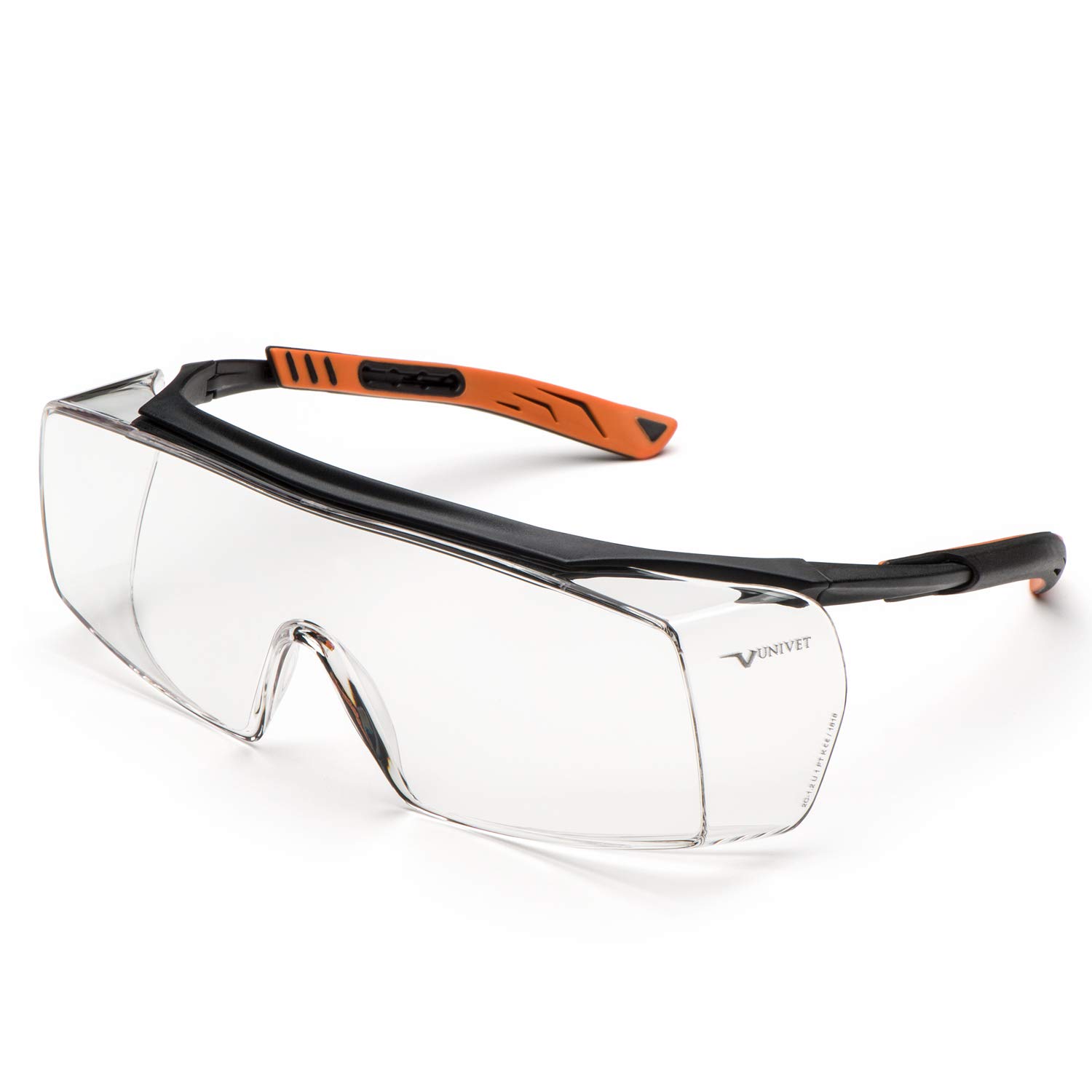 

Univet Goggles with Clear Glass 5X7.01.00.00 5X7 Black/Orange