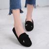 Fashion Doudou Shoes Women's Fashion Flat Outer Wear Lazy Soft Bottom Large Size All-match Comfortable Pregnant Women Work Shoes