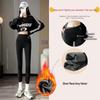 No Embarrassment Women's Fleece-Lined Slimming Yoga Pants - Plus Size, Autumn/Winter Thickened Leggings