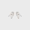 STONEHENGE Silver Wave One-Touch Earrings Sc25A23J