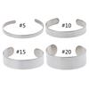10 Bucăți Brățară din Oțel Inoxidabil Manșetă goală Bangle Bijuterii DIY pentru Cadou de Ziua de Naștere