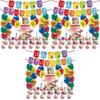 Vibrant Numberblocks Theme Balloon Pull Flag Set For Cheerful Party Decorations And Supplies
