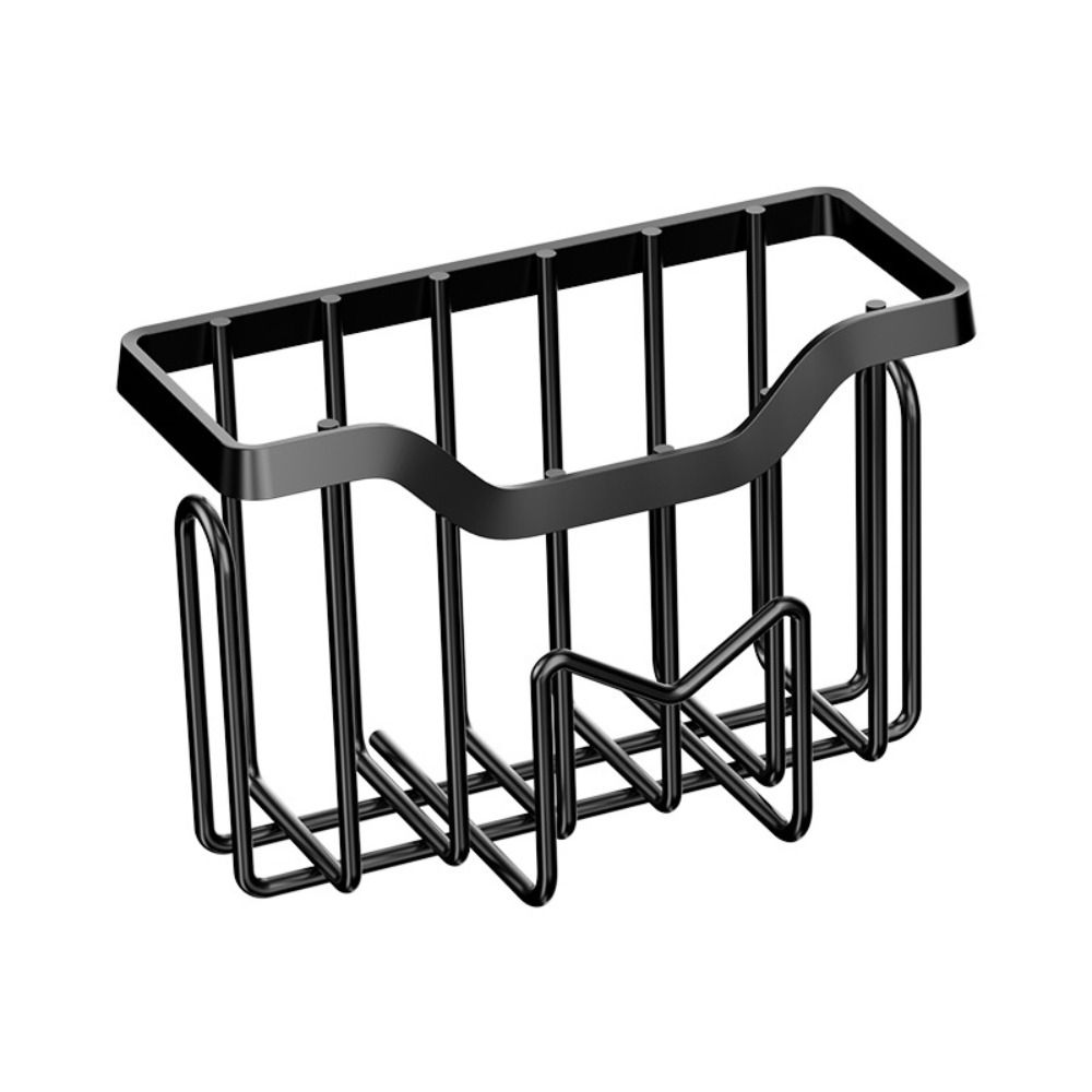 Waterproof Sponge Holder Stainless Steel Sink Organizer Scouring Pad Storage Shelf Kitchen