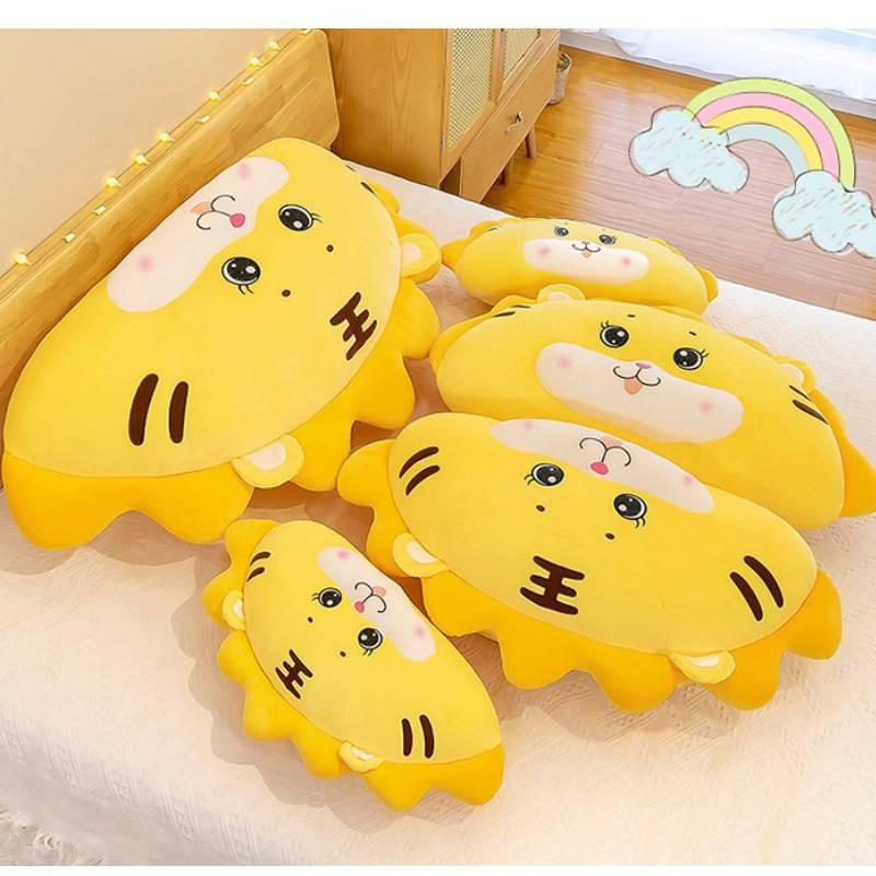 Toy Tiger Plush Cute Throw Pillow Sofa Cushion Cartoon Decoration Kids Gift