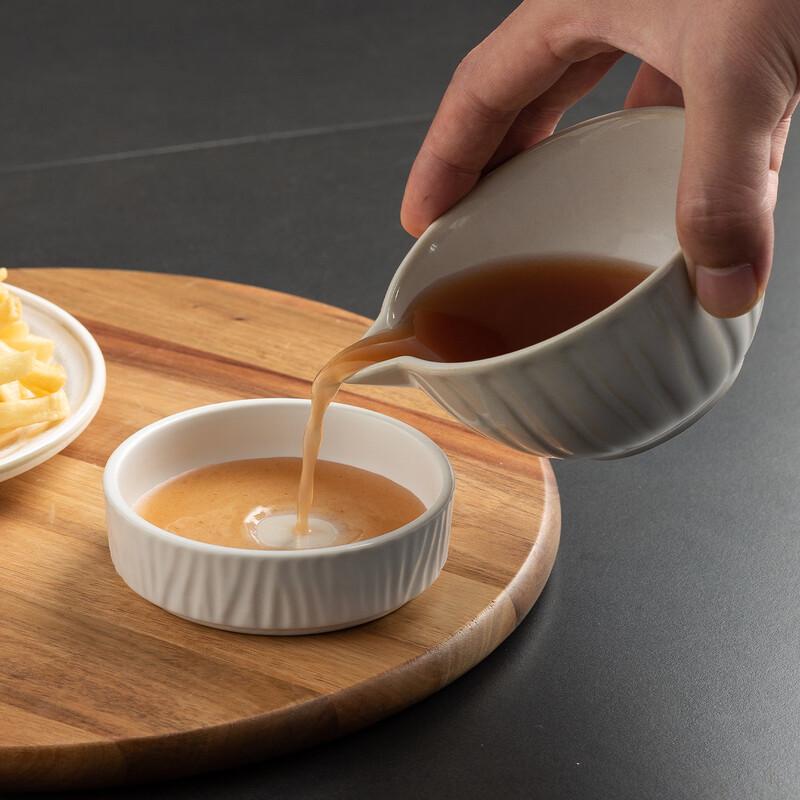 Dairuien Japanese Ceramic Spouted Serving Bowl Set