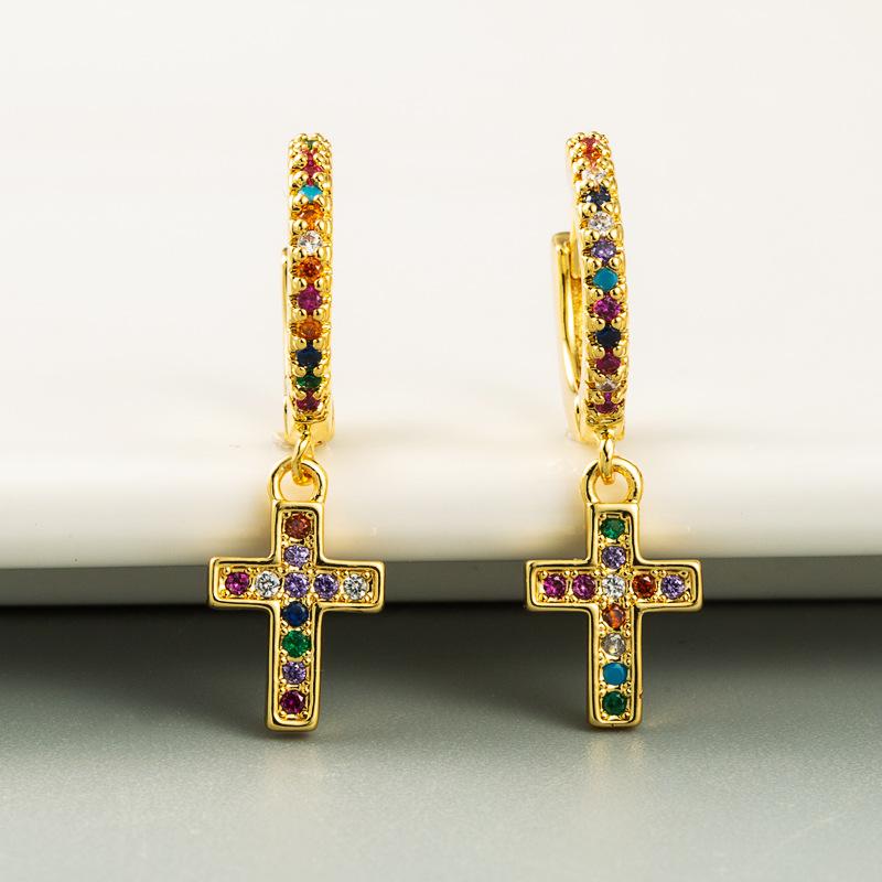 Women's Hoop Earring Bohemian O Shaped Creative Rice Beads Exaggerated Accessories Earrings