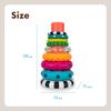 SASSY Stacking Ring Educational Shape Matching Toy for TYSA80758N Tower, Babies,