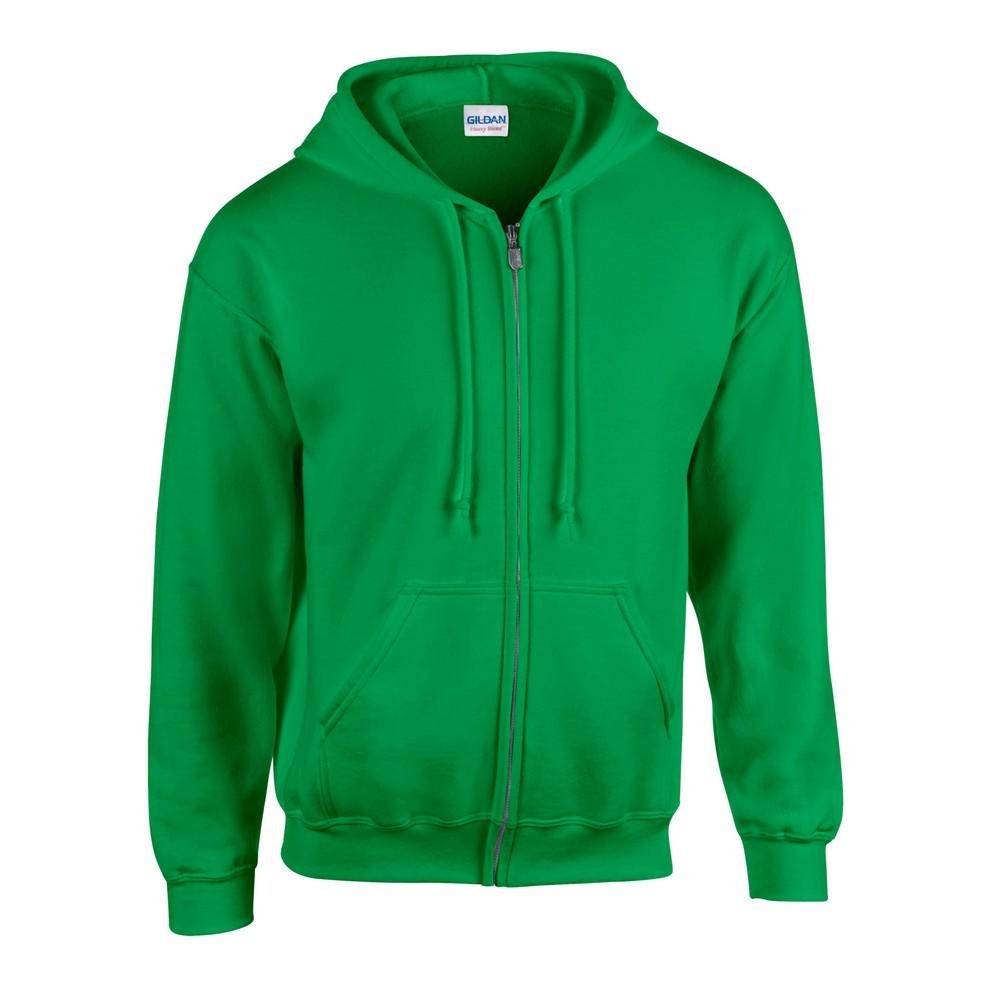 Gildan Heren Heavy Blend Hoodie met Volledige Rits 3XL