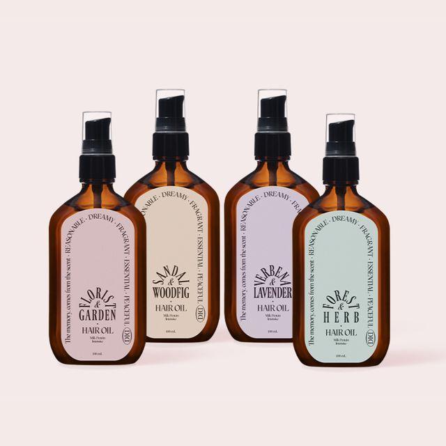 odiD - Milk Protein Intensive Hair Oil - 4 Types Sandalwood Fig